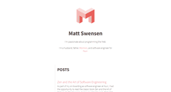 Desktop Screenshot of mjswensen.com